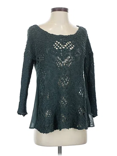 Pre-owned Knitted & Knotted Pullover Sweater In Blue