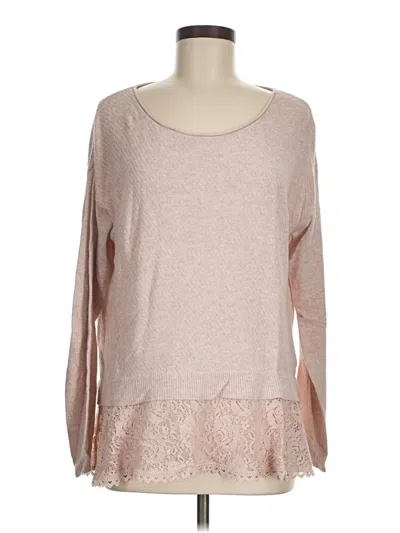 Pre-owned Knitted & Knotted Pullover Sweater In Brown