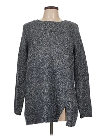 Pre-owned Knitted & Knotted Pullover Sweater In Gray