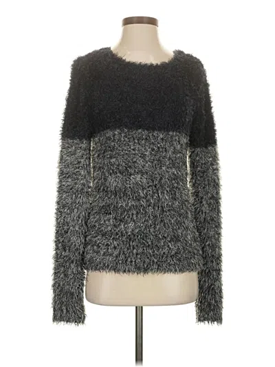 Pre-owned Knitted & Knotted Pullover Sweater In Gray
