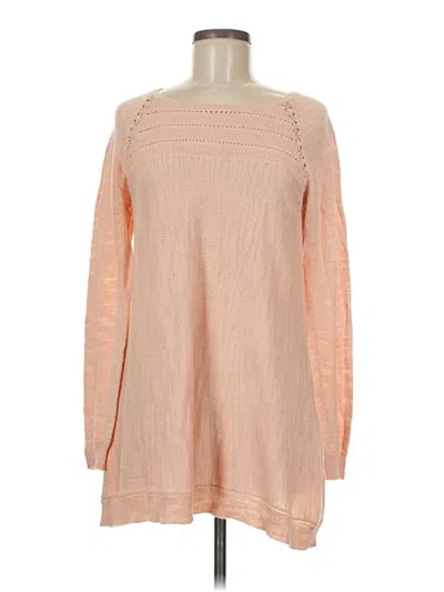 Pre-owned Knitted & Knotted Pullover Sweater In Pink