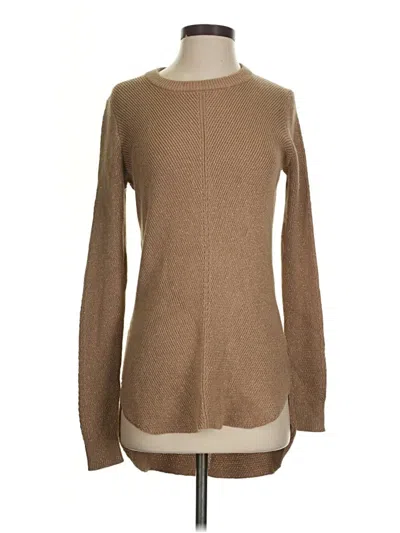 Pre-owned Knitted & Knotted Pullover Sweater In Tan