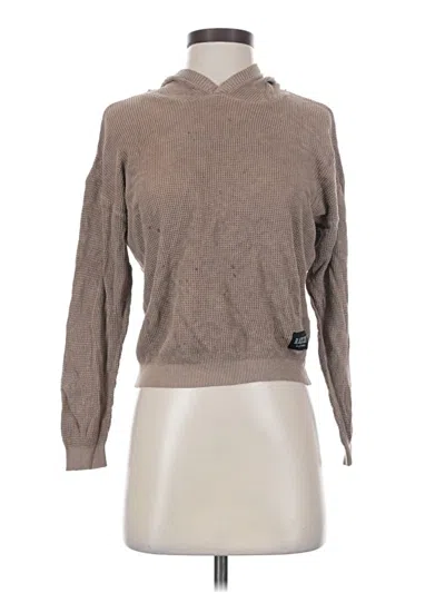 Pre-owned Knitted & Knotted Turtleneck Sweater In Tan