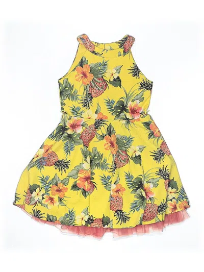 Pre-owned Knitworks Kids' Dress In Yellow
