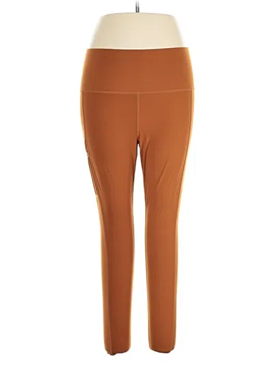 Pre-owned Knix Active Pants In Brown