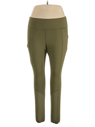 Pre-owned Knix Active Pants In Green