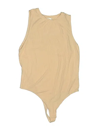 Pre-owned Knix Bodysuit In Tan
