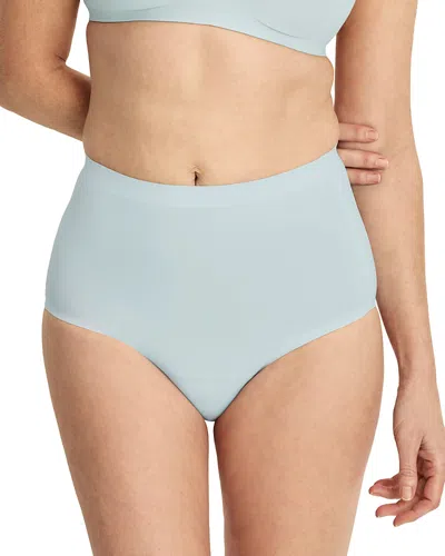 Knix Leakproof Ultra Thin High Rise Brief In Blue