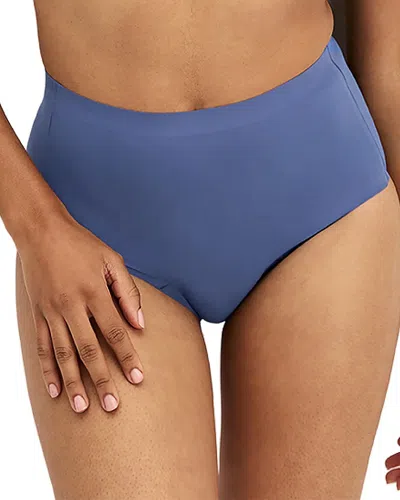 Knix Leakproof Ultra Thin High Rise Brief In Blue
