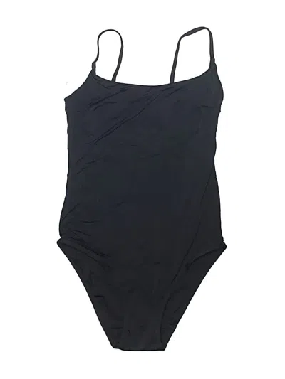 Pre-owned Knix One Piece Swimsuit In Black