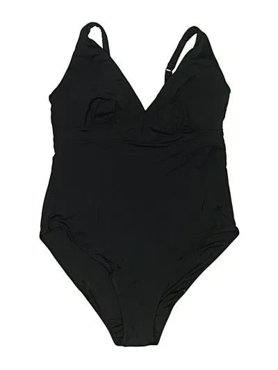 Pre-owned Knix One Piece Swimsuit In Black