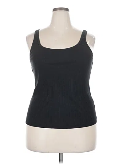 Knix Tank Top Black Strapless Neckline Tops