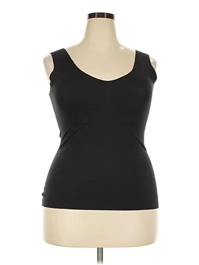 Pre-owned Knix Tank Top Black Strapless Neckline Tops