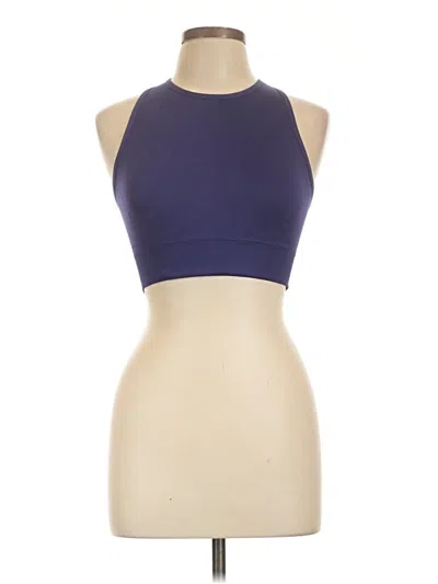Pre-owned Knix Tank Top Purple Halter Neckline Tops