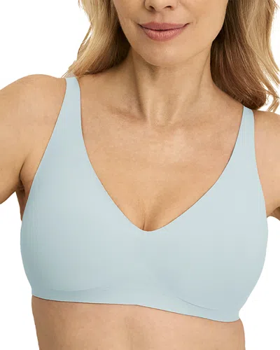 Knix Wear Revolution V Neck Bra In Blue