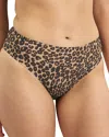 Knixwear Leakproof Ultrathin No-show French Cut Brief In Animal Print