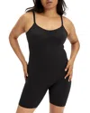 Knixwear Shaper Mid Thigh Bodysuit In Black