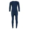 Knocker Men's Long Thermal Underwear Set In Blue