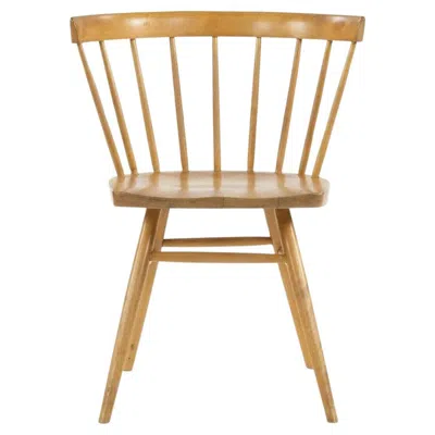 Pre-owned Knoll 1947 George Nakashima For  N19 Straight Chair In Natural Birch In Brown