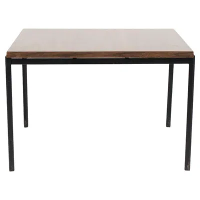 Pre-owned Knoll 1960s Florence  T Angle 24 Inch End / Side Table W/ Formica Top, Model 304 In Gray