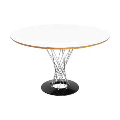 Pre-owned Knoll 1970s Isamu Noguchi For  48" Cyclone Dining Table With White Laminate Top