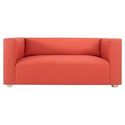 Pre-owned Knoll 2013 Sm1 Sofa In Orange Leather By Shelton Mindel For