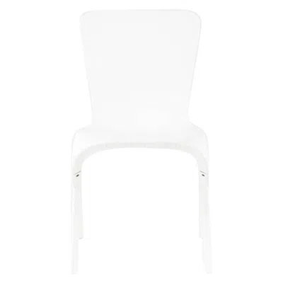 Pre-owned Knoll 2020  Washington Skin Side Chair In White By Sir David Adjaye
