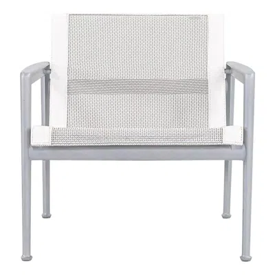 Pre-owned Knoll 2022 Richard Schultz For  1966 Collection Lounge Chair W/ Aluminum Frame In Gray