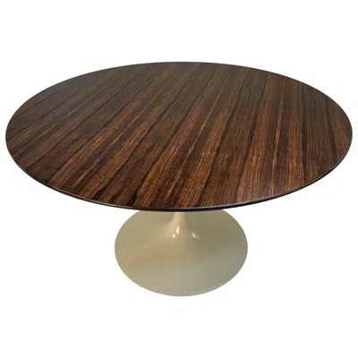 Pre-owned Knoll 6-8 Seater Table In Macassar Ebony In Black