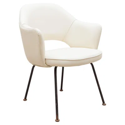 Pre-owned Knoll Arm Desk, Conference Chair Designed By Eero Saarinen In Sand