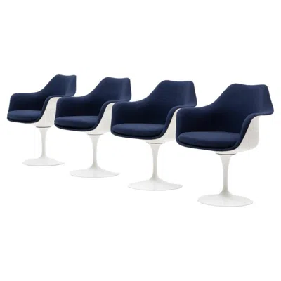 Pre-owned Knoll Armchairs By Eero Saarinen For  Swiss Production, 1970s – Set Of 4 In Black