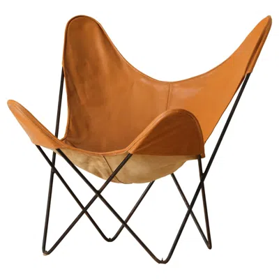 Pre-owned Knoll Butterfly Chair By , 1960s In Brown