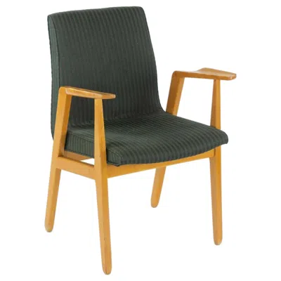 Pre-owned Knoll C. 1946 Rare Ralph Rapson For  Associates Dining / Side Arm Chair In Birch In Brown