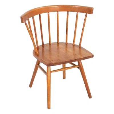 Pre-owned Knoll C. 1949 George Nakashima For  N19 Straight Dining Chair In Birch In Brown