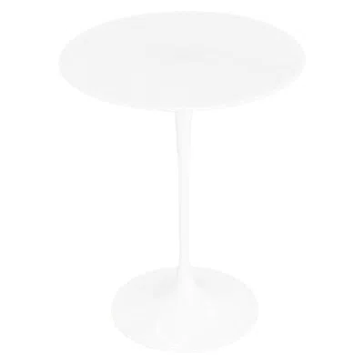 Pre-owned Knoll C. 2022 Eero Saarinen For  Tulip Side Table In Lasa Classico Marble 16" Top In Gray