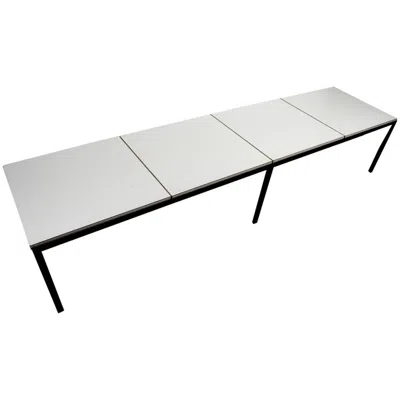 Pre-owned Knoll Classic  Angle Steel Coffee Table In Gray