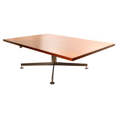 Pre-owned Knoll Conference Dining Work Table Designed By Wormley For Dunbar 2 Available In Brown