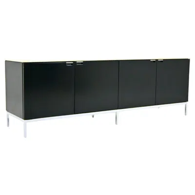 Pre-owned Knoll Credenza Sideboard By Florence  Bassett For  Inc, 1960s In Brown