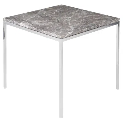 Pre-owned Knoll Custom Florence  Task Side Table In Gray Marble