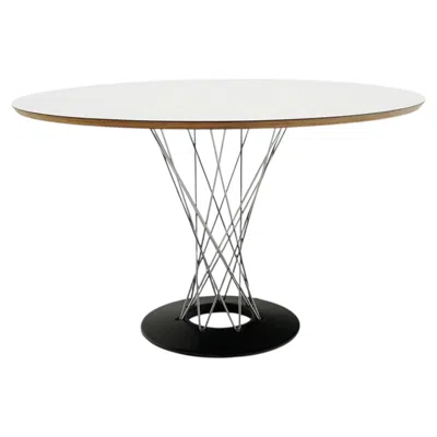 Pre-owned Knoll Early Noguchi Cyclone Table For . Out Of Production 48" Top. Signed. In Gray