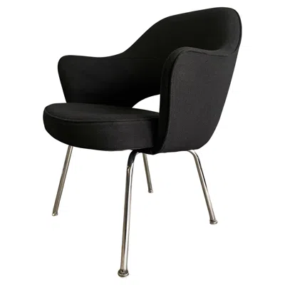 Pre-owned Knoll Eero Saarinen For  Executive/dining Chairs Up To 10 In Black