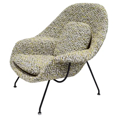 Pre-owned Knoll Eero Saarinen For  Womb Chair Is French Boucle In Brown