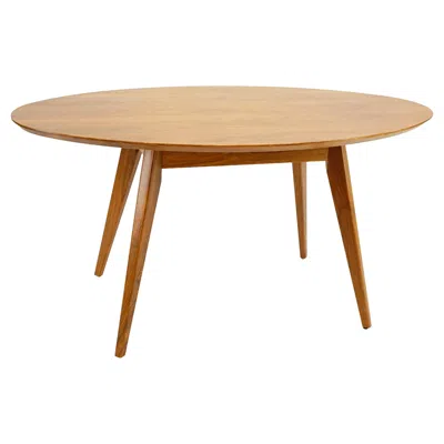 Pre-owned Knoll Elliptical Dining Table From The Hyatt Corporation Office In Brown