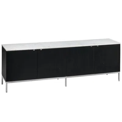 Pre-owned Knoll Florence  For  International Sideboard With Marble Top In Black