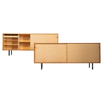 Pre-owned Knoll Florence  Model 116 Sideboard Seagras  International 50s Mid Century In Brown
