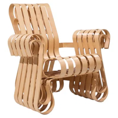 Pre-owned Knoll Frank Gehry For  Mid Century Power Play Chair In Brown