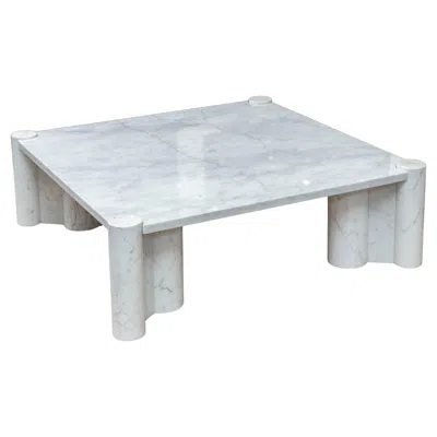 Pre-owned Knoll Gae Aulenti Jumbo Coffee Table For  In Gray