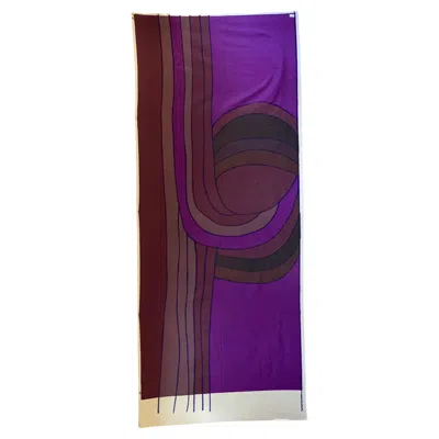 Pre-owned Knoll Gretl And Leo Wollner For  Road Tapestry In Purple