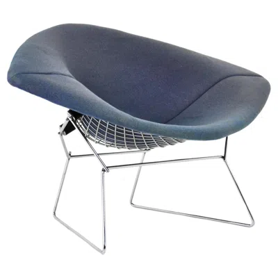 Pre-owned Knoll Large Diamond Chair By Harry Bertoia For , 1970s In Gray