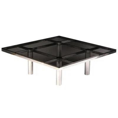 Pre-owned Knoll Low Table By Tobia Scarpa For  In Black